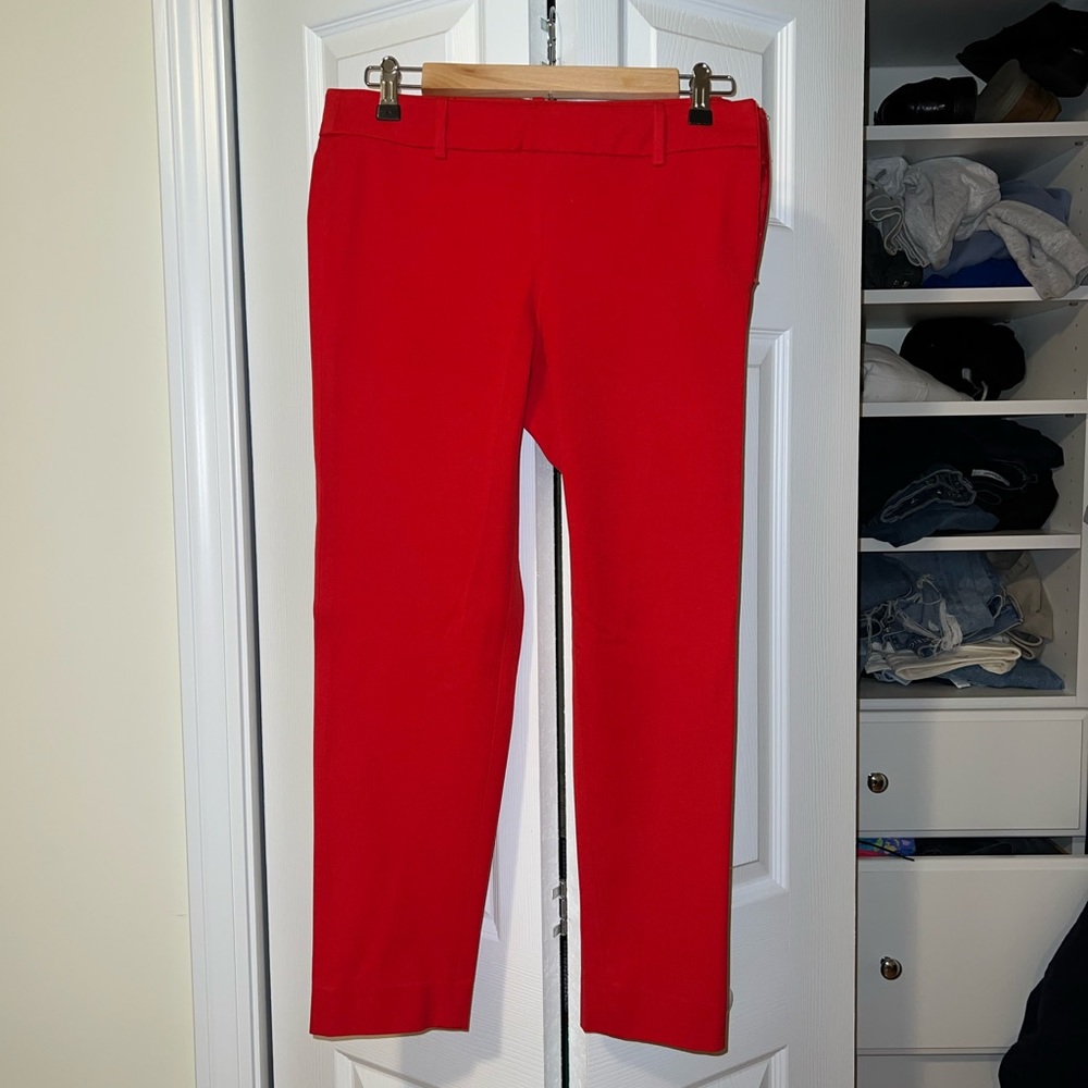Cynthia Rowley red dress pant